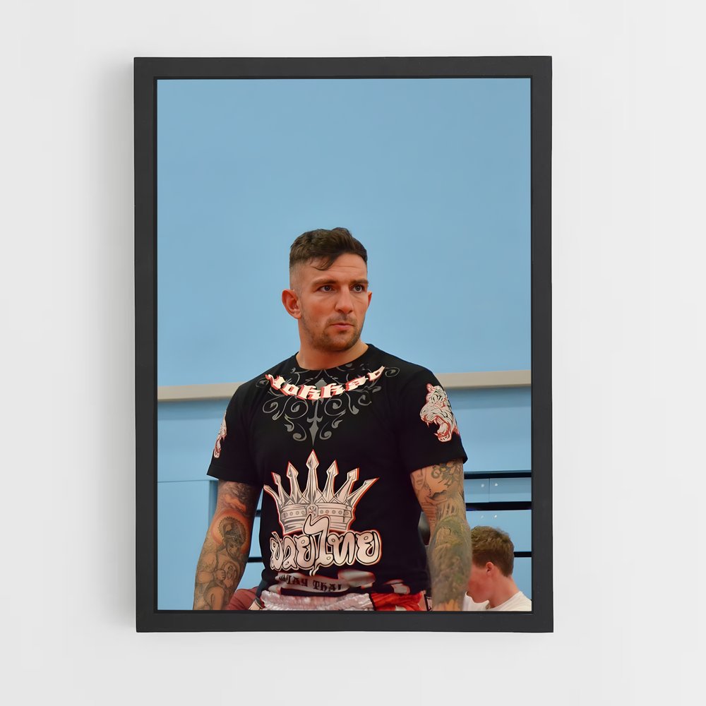 Poster Liam harrison – affiche Muay Thai (vue 2)